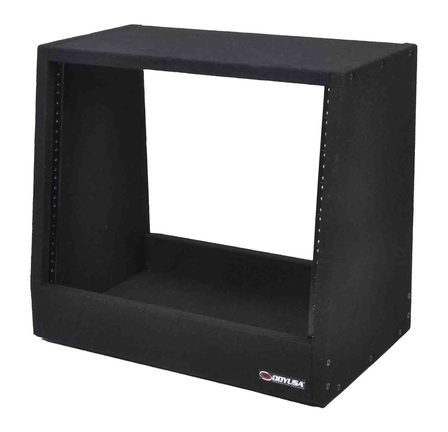 Odyssey CRS08SS 8U Carpeted Pro Studio Rack - Hollywood DJ