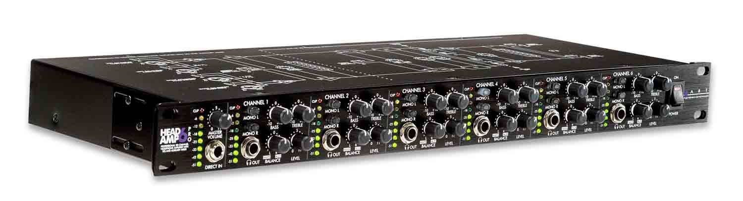 Art HeadAmp6Pro 6 Channel Pro Headphone Amplifier - Hollywood DJ