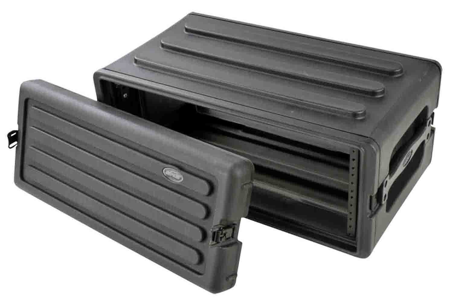 SKB Cases 1SKB-R4S Roto Molded Shallow 4U Rack Case - Hollywood DJ