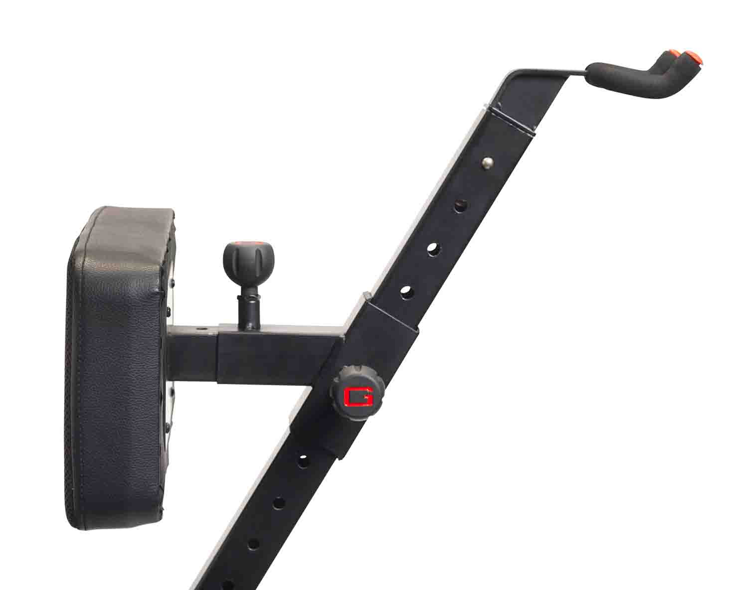 Gator Frameworks GFW-GTR-SEATDLX Deluxe Guitar Seat with Rear Guitar Hanger - Hollywood DJ