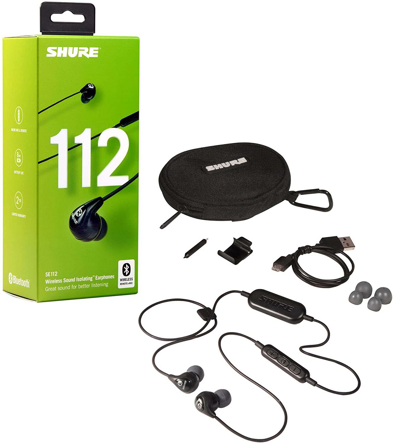 Shure SE112-K-BT1 Wireless Sound Isolating Earphones - Hollywood DJ