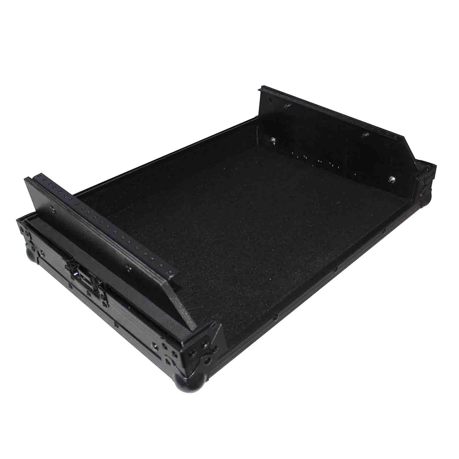 ProX X-19MIX7UBL DJ Flight Case For Gemini CDM-4000 19" Mixer W-7U Slant Rack Mount - Hollywood DJ