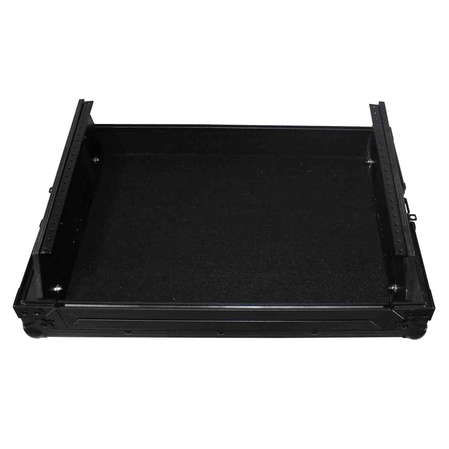 ProX X-19MIX7UBL DJ Flight Case For Gemini CDM-4000 19" Mixer W-7U Slant Rack Mount - Hollywood DJ