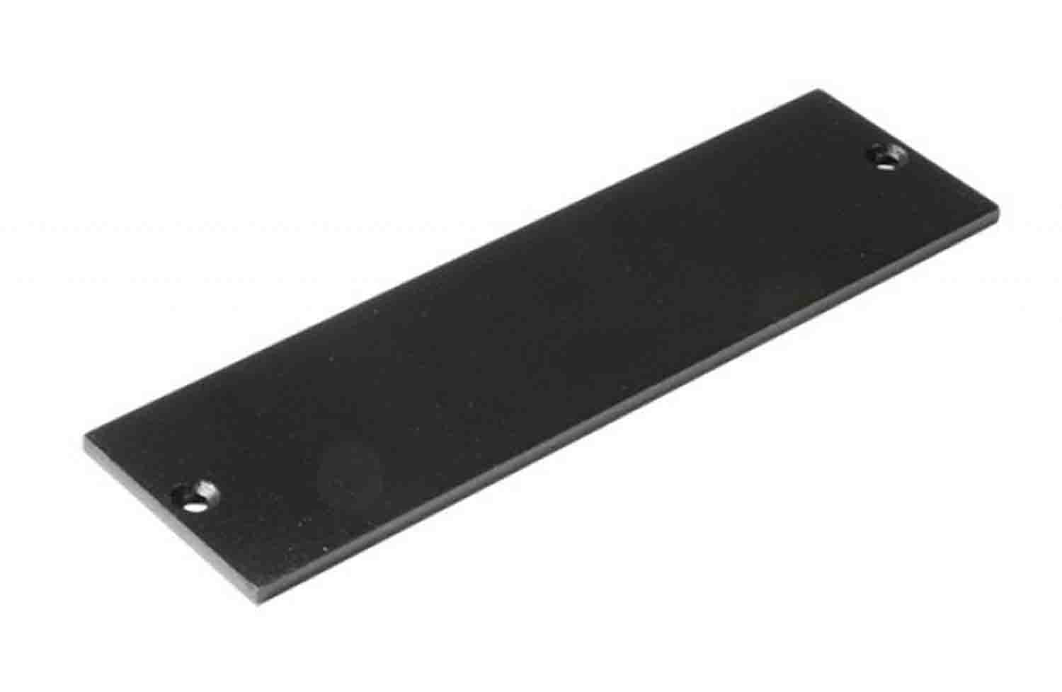 Onstage RPB1500 1U 500 Series Blank Rack Panel - Black - Hollywood DJ