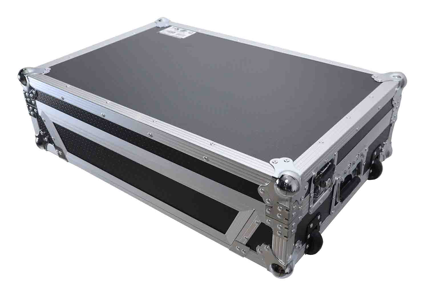 ProX XS-XDJRX3 W ATA Flight Case for Pioneer XDJ-RX3, DDJ-REV5 DJ Controller with 1U Rack Space and Wheels - Hollywood DJ