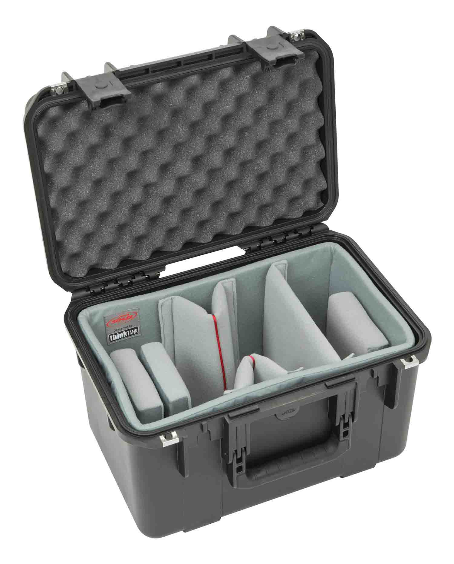 SKB Cases 3i-1610-10DT Waterproof Case with Video Dividers and Lid Foam - Black - Hollywood DJ