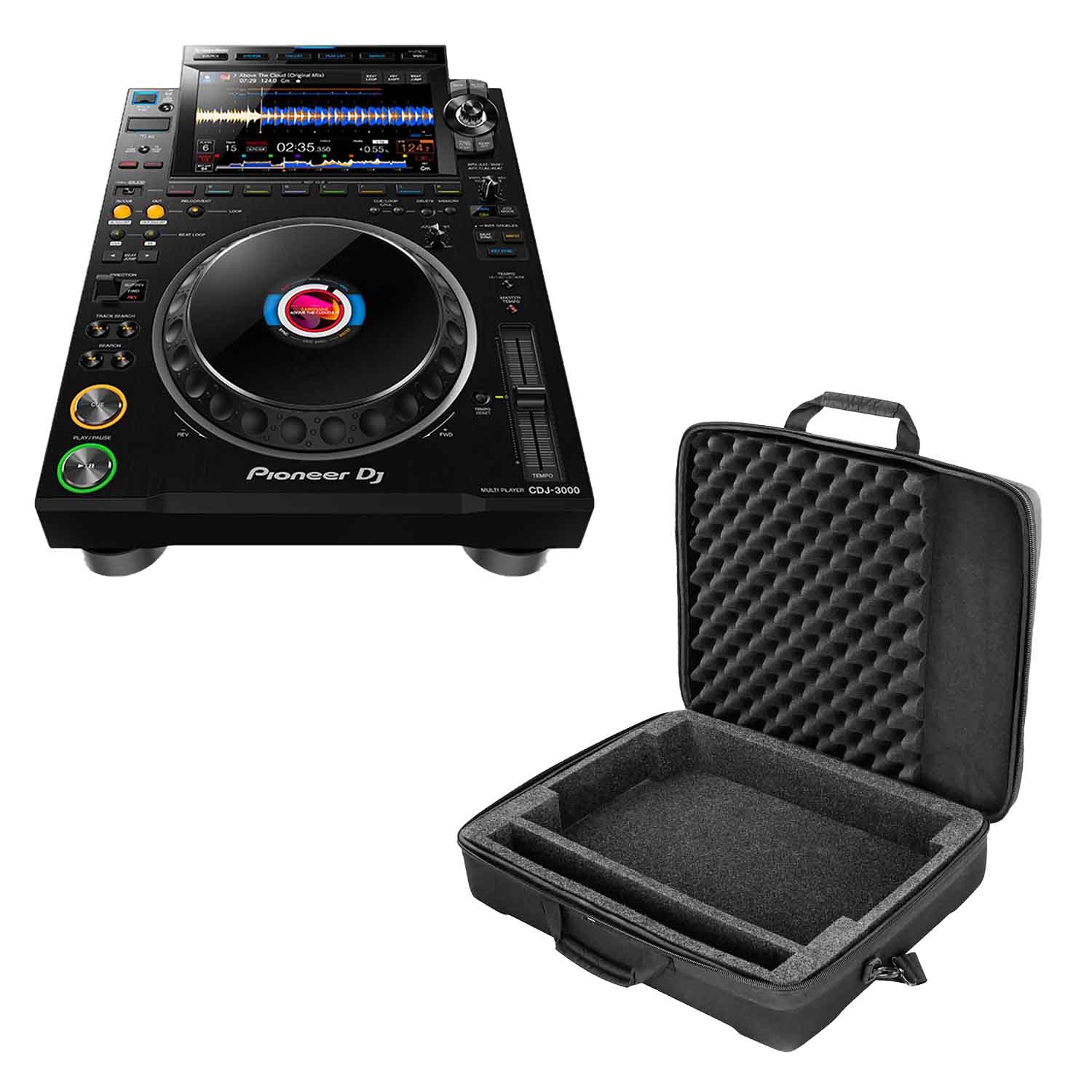 Pioneer CDJ3000 and Odyssey Hardshell Carry Bag Package - Hollywood DJ