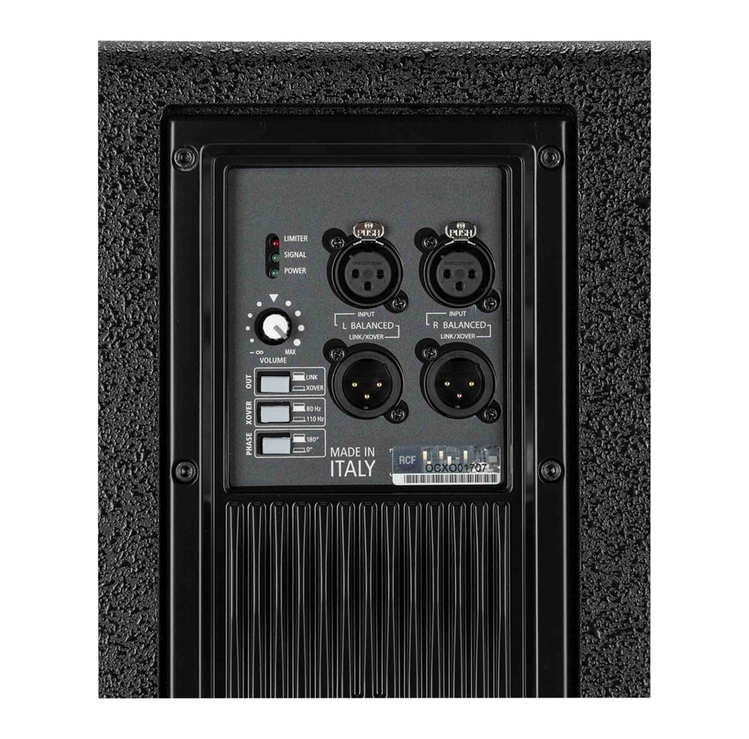 RCF SUB-702AS-MK2 12-Inch Active Subwoofer - Black - Hollywood DJ