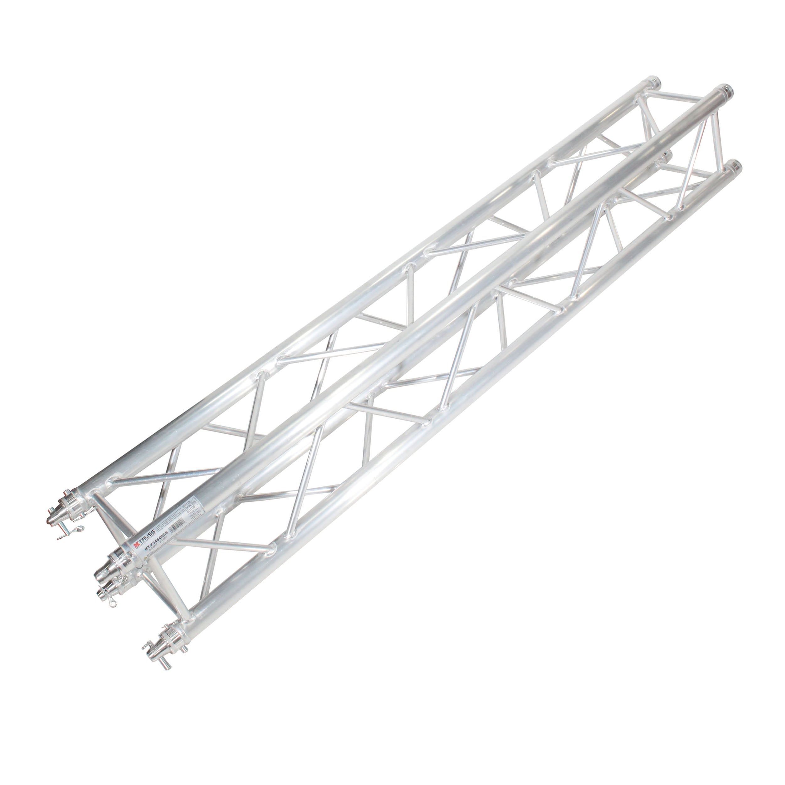 ProX KT-SQ656TOTEMTCX2, K-Truss 6.56 Lightweight Square Truss Totem Full Package Includes White Scrim, Top Plate and Base Plate ProX Cases
