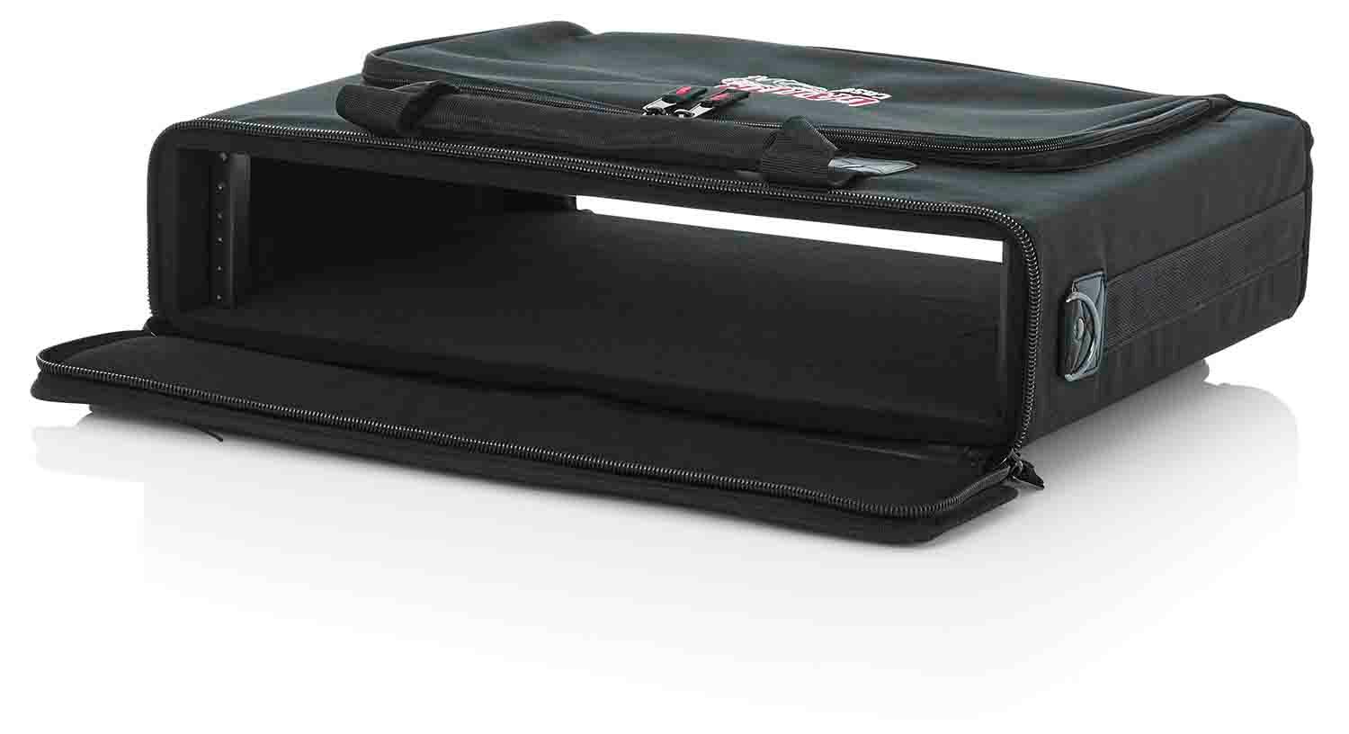 Gator Cases GRB-2U Standard 2U Audio Rack Bag with Nylon Over Plywood Construction - Hollywood DJ