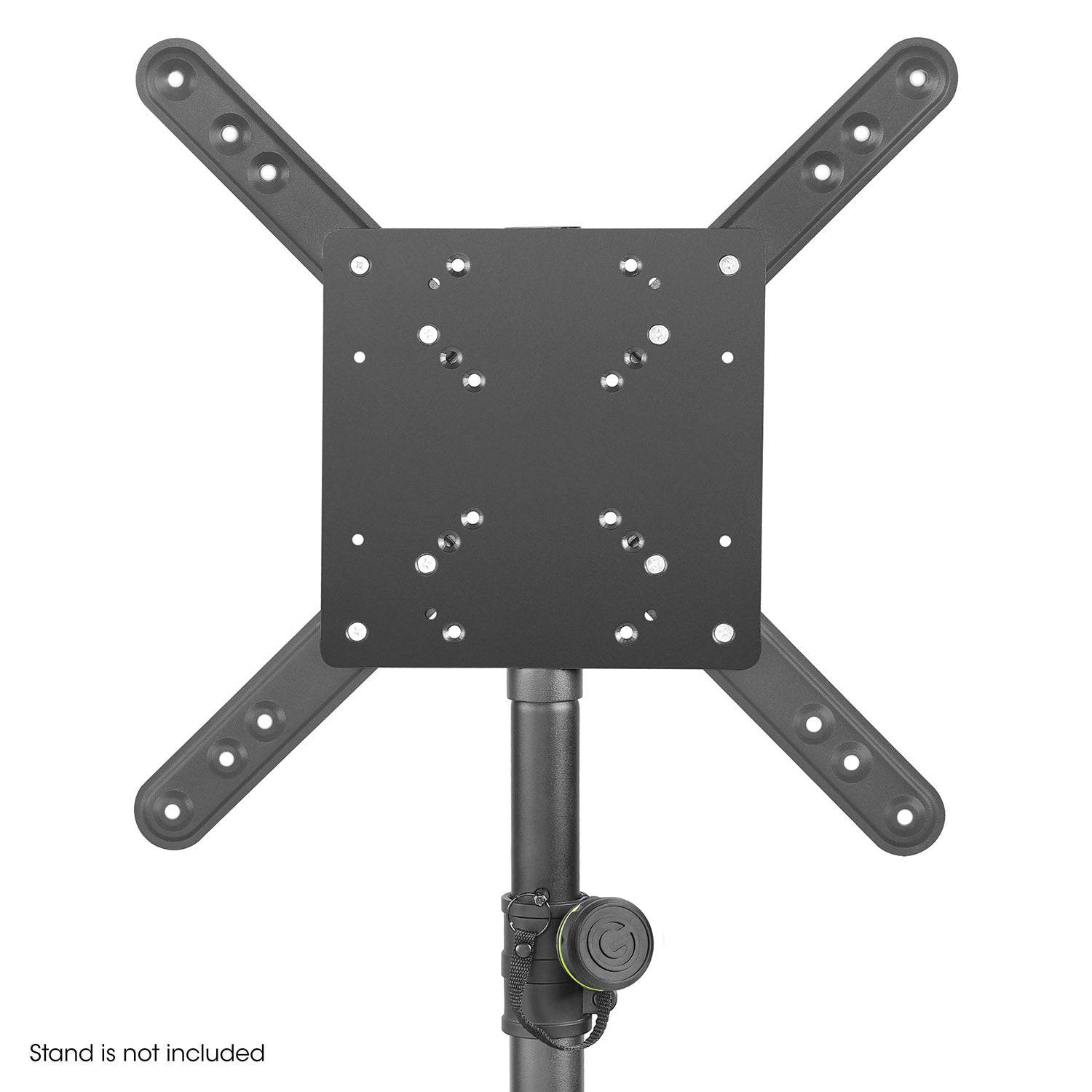 Gravity GSAVESA1 35 mm Pole Mount LCD TV Monitor Bracket with 7 VESA Hole Patterns - Hollywood DJ