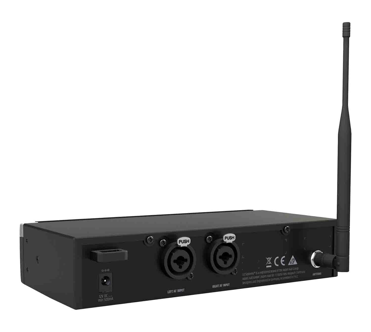 LD Systems U505.1 IEM Wireless In-Ear Monitoring System - 514 to 542 MHz, EU Power - Hollywood DJ