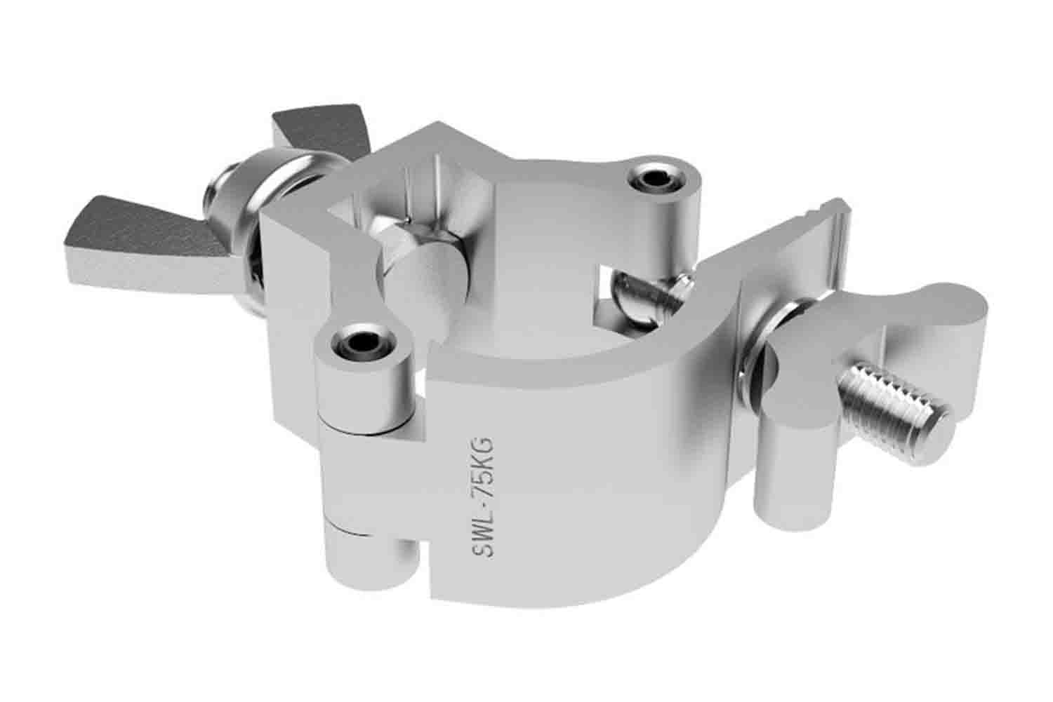 Global Truss JR. CLAMP Wrap Around Clamp for F23 and F24 Truss - Silver - Hollywood DJ