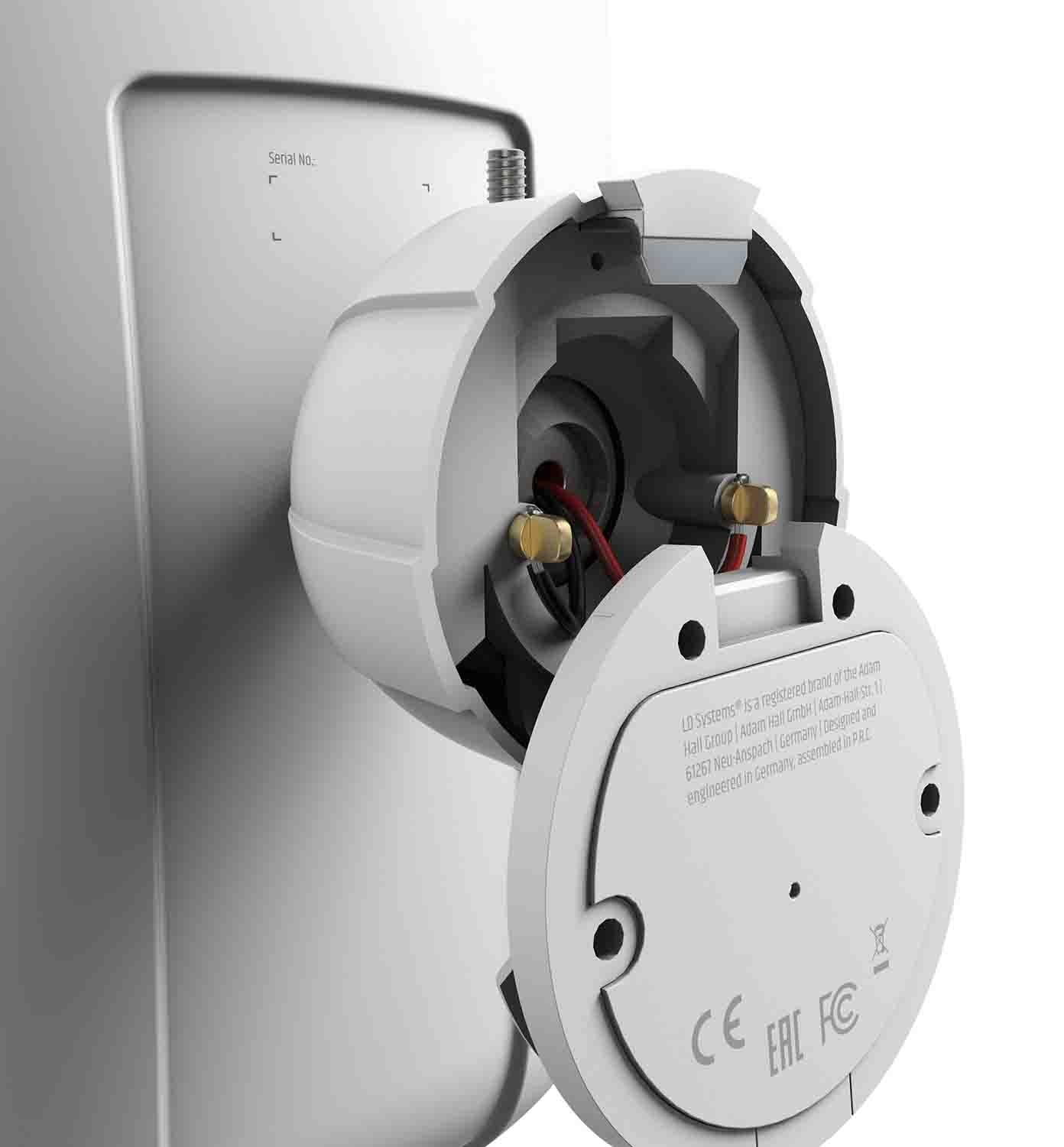 LD Systems DQOR 8 W, 8" Two-Way Passive In/Out Door Installation Loudspeaker 8 Ohm - White by LD Systems