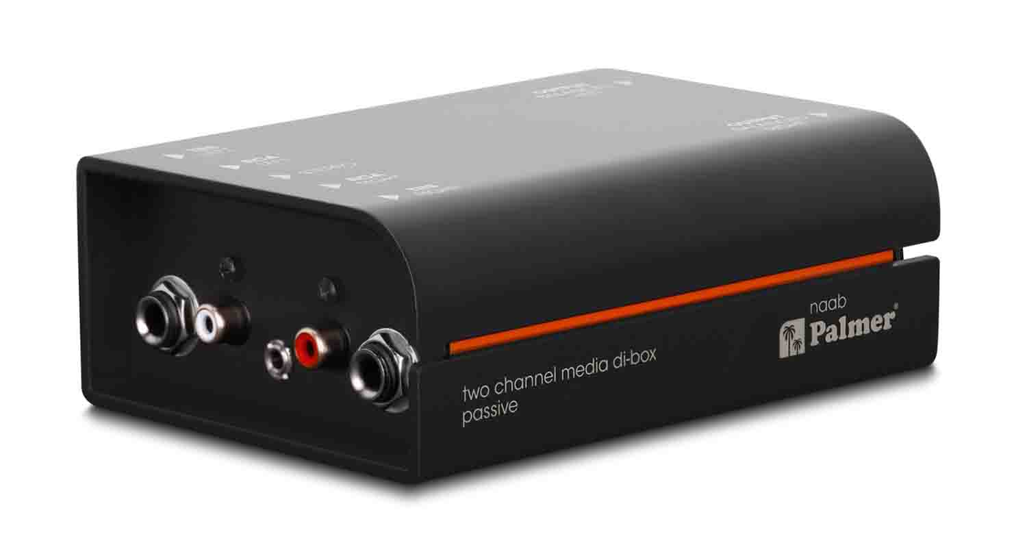 B-Stock: Palmer Naab Passive 2-Channel Media DI-Box - Hollywood DJ