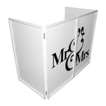REPLACEMENT SCRIMS ProX XF-SMRMRS20X2 Set of Two Mr and Mrs Facade Enhancement Scrims - Black Script on White by ProX Cases