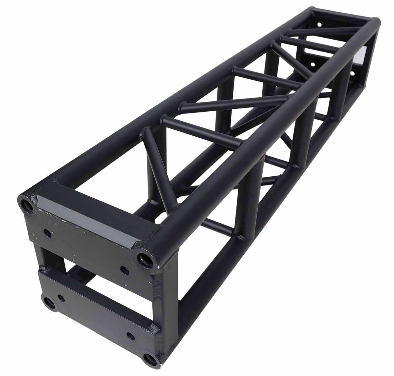 ProX XT-BT1205 BLK, 3mm Wall BoltX Black Bolted 12 Inch Professional Box Truss Segment - 5 Ft. - Hollywood DJ