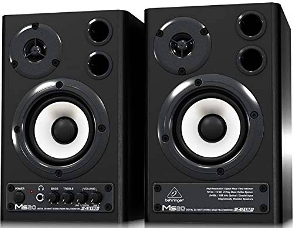 Behringer MS20, 20W Digital Stereo Near Field Monitor System - Hollywood DJ