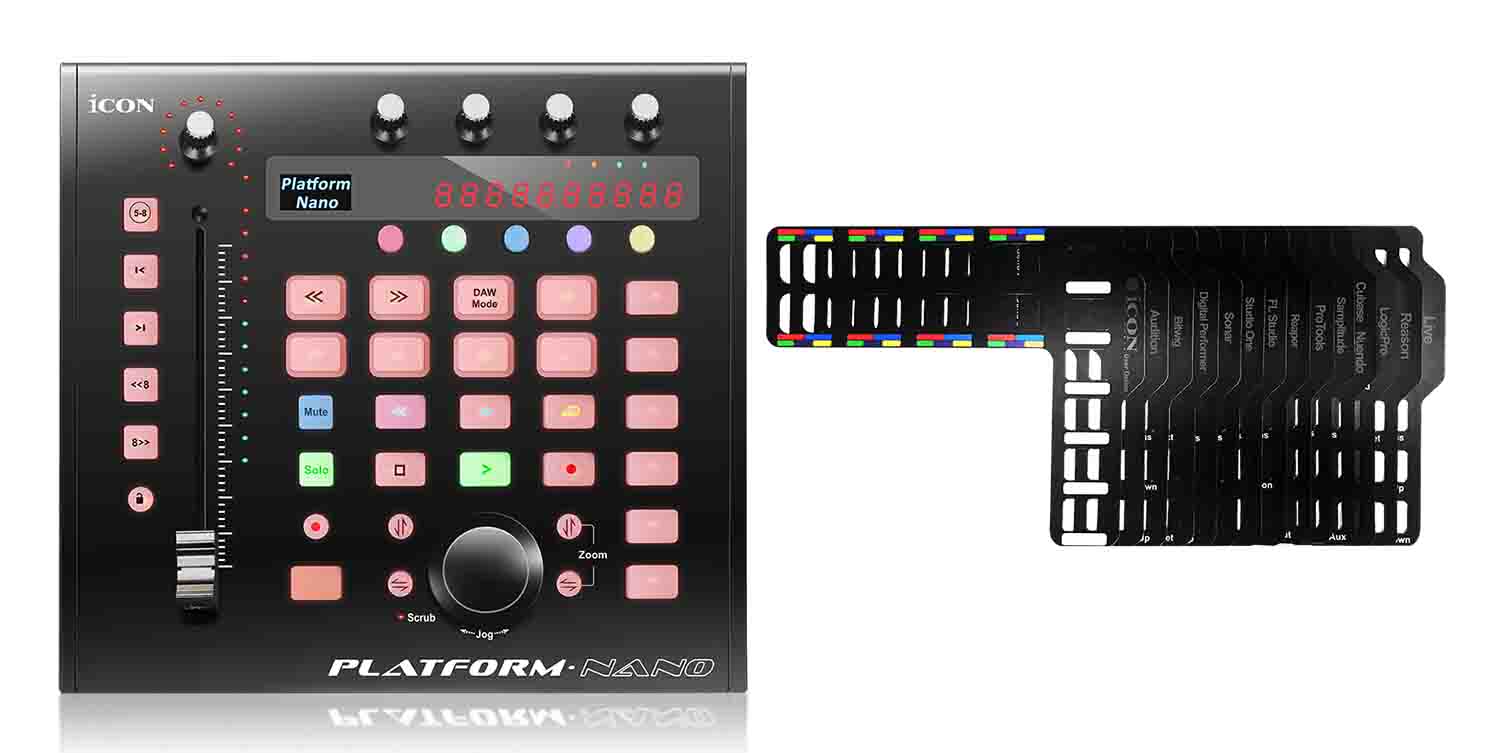B-Stock: Icon Pro Audio Platform Nano DAW Control Surface with Motorized Fader - Hollywood DJ