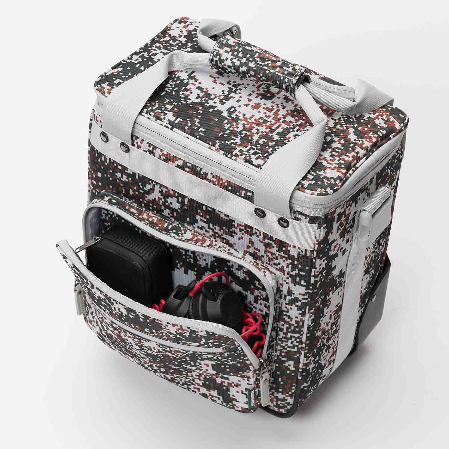 Limited Edition ::Magma MGA44202 BITFLASH LP Reccord Bag with wheels -Trolley 50 - Hollywood DJ