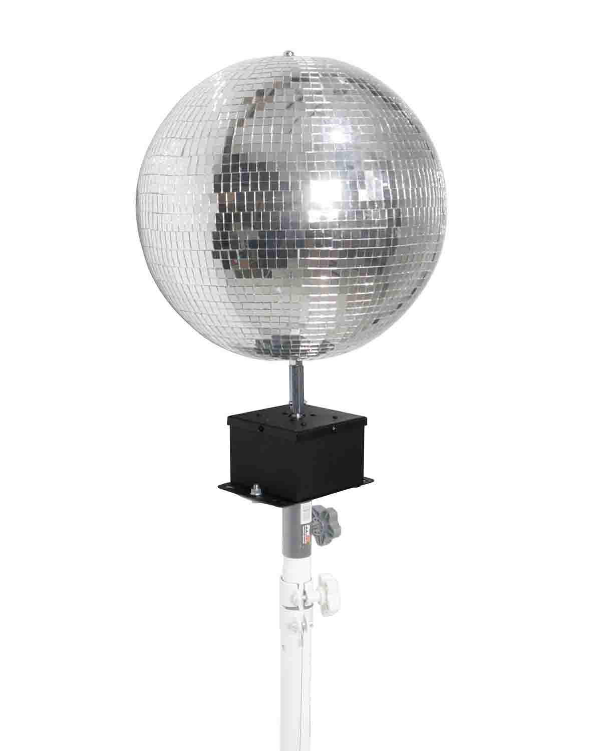 ProX X-MOTOS-BL, MOTOS Universal Mirror Ball Oscillating 1RPM Motor Mounts up to 30" Mirror Balls - Black - Hollywood DJ