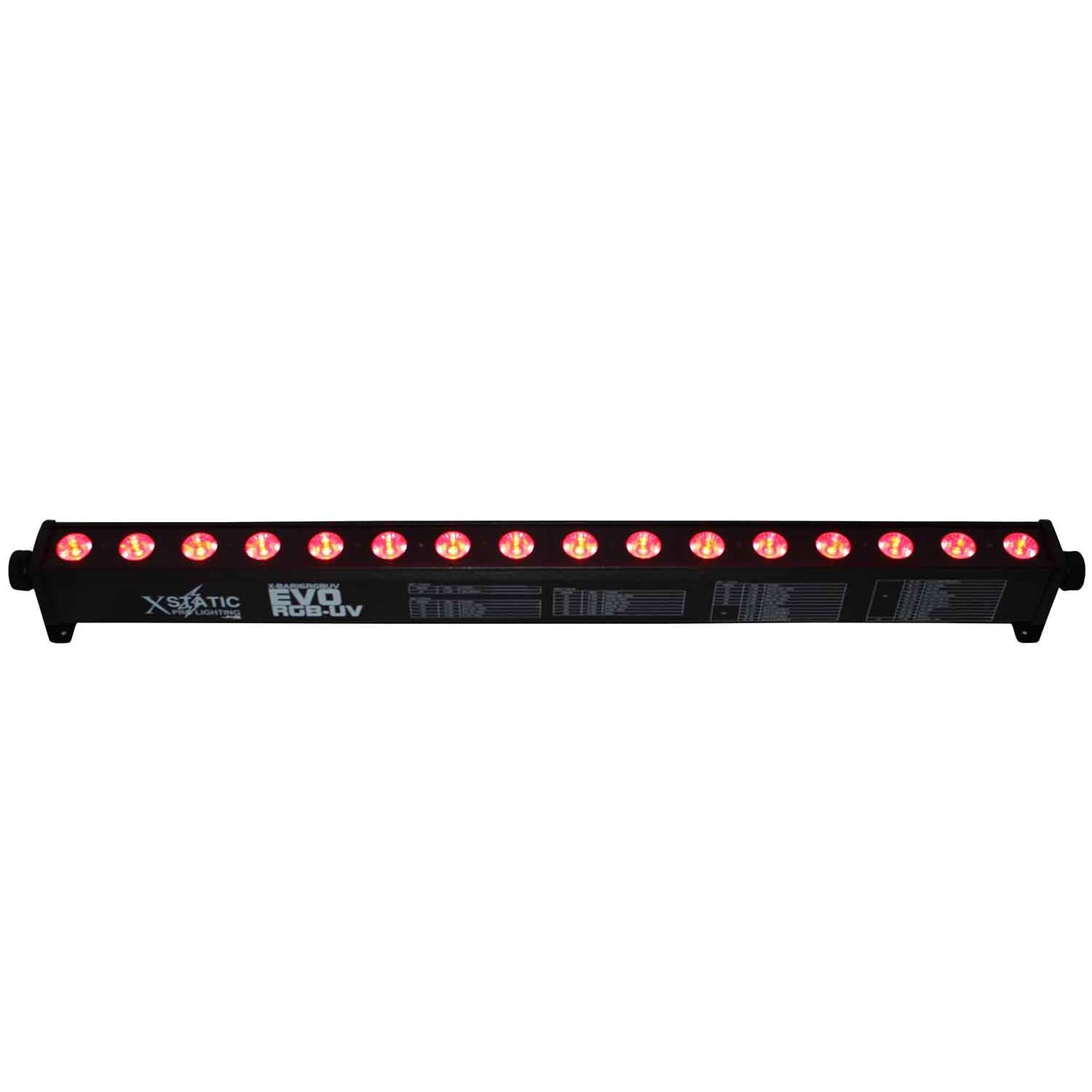 ProX X-BAR16RGBUV EVO RGB-UV Bar16 64W High Power RGB-UV LED Wash Light - Hollywood DJ