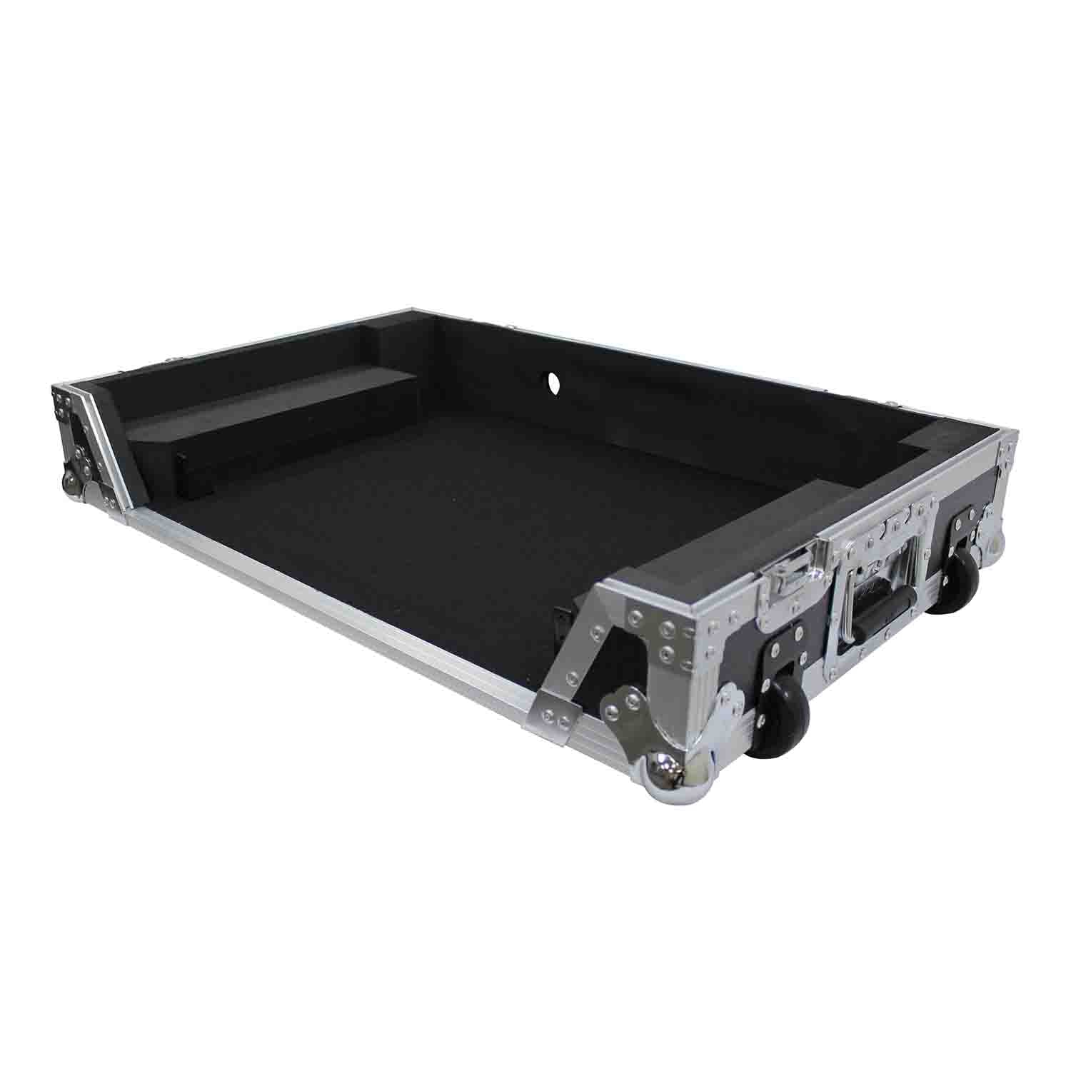 ProX XS-RANEONE W DJ Flight Case for RANE ONE DJ Controller with 1U Rack and Wheels - Hollywood DJ