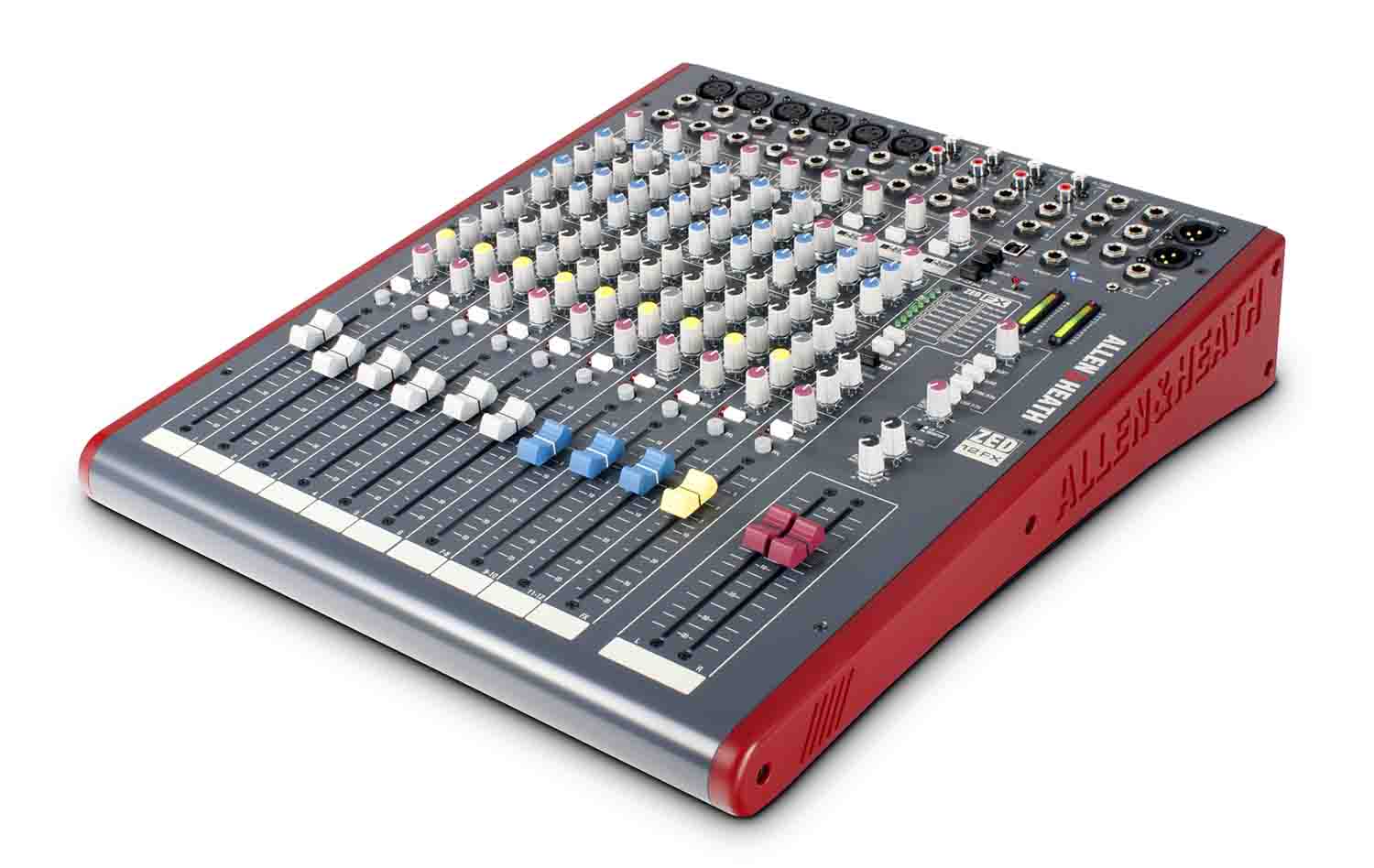 Allen & Heath ZED-12FX Multipurpose 12-Channel Mixer with USB Audio Interface - Hollywood DJ