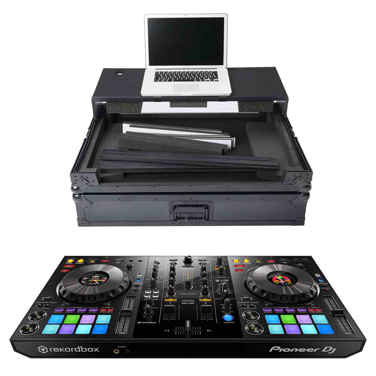 Magma DJ Package with MGA40982 Multi-Format DJ Workstation Case