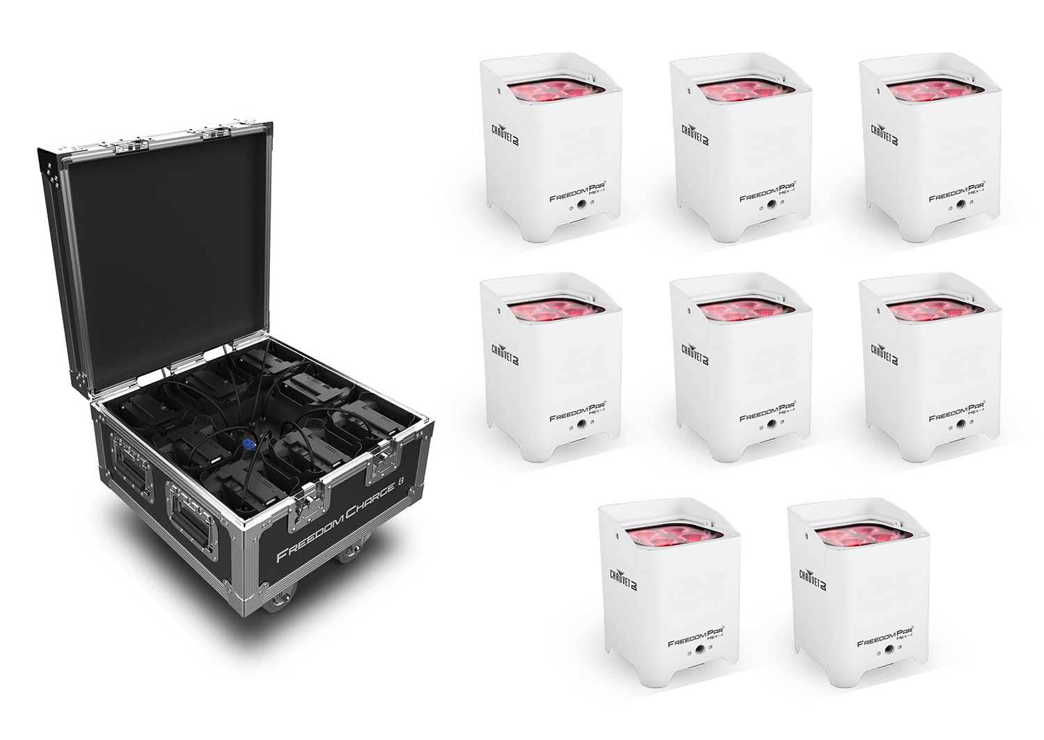 Chauvet DJ Addition Uplighting Package for Wedding Lighting - Hollywood DJ