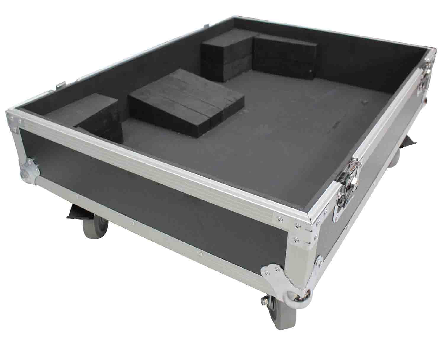 ProX X-RCF-HDL30A LAX2W, Flight Case for RCF HDL 30-A Line Array Speaker with Wheels - Holds 2 Speakers - Hollywood DJ