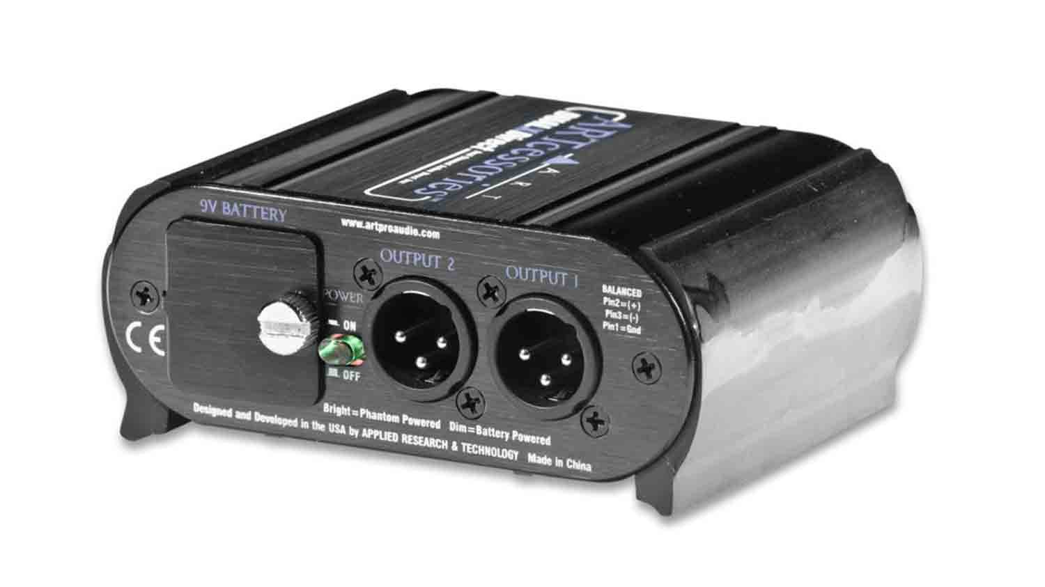 Art DualXDirect, Dual Channel Professional Active Direct Box - Hollywood DJ