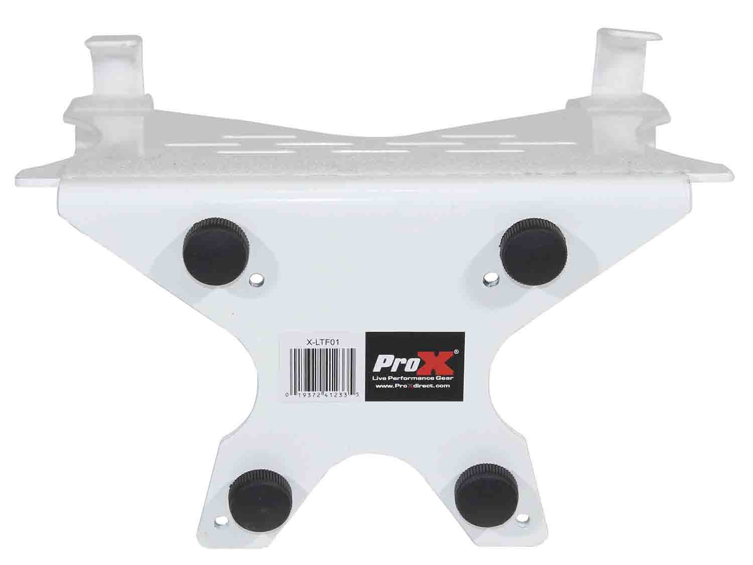 ProX X-LTF01WH Laptop Shelf Tray for Monitor VESA Arm Mount - White - Hollywood DJ