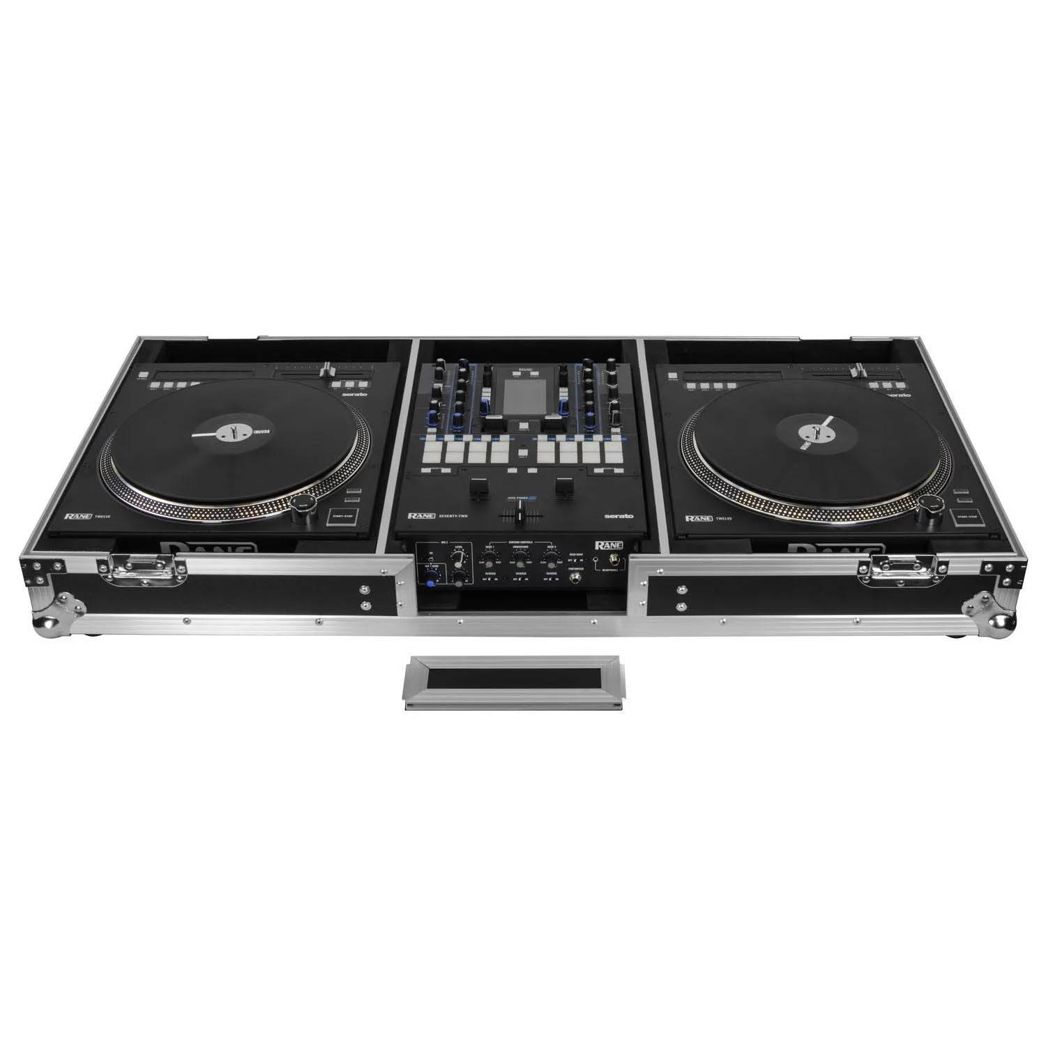Odyssey FZRANE1272W Two Battle Position Flight Coffin Case For Rane Seventy-Two And Rane Twelve Mixer - Hollywood DJ