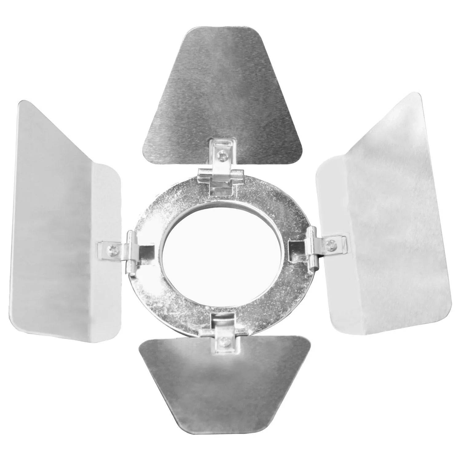 Odyssey LSPAR20BDP Polish Aluminum Barn Door for Par 20 Light Fixtures - Hollywood DJ
