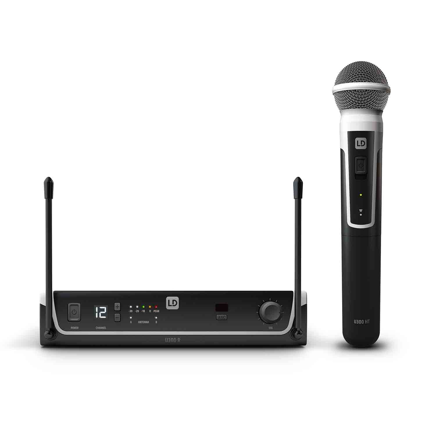 LD Systems U305.1 HHD Wireless Microphone System with Dynamic Handheld Microphone (514 – 542 MHz) - Hollywood DJ