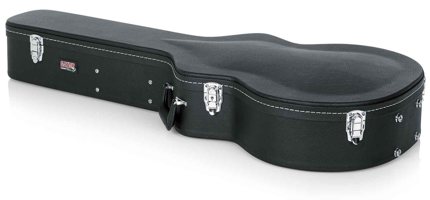Gator Cases GW-JUMBO Deluxe Wood Case for Jumbo Acoustic Guitars - Hollywood DJ