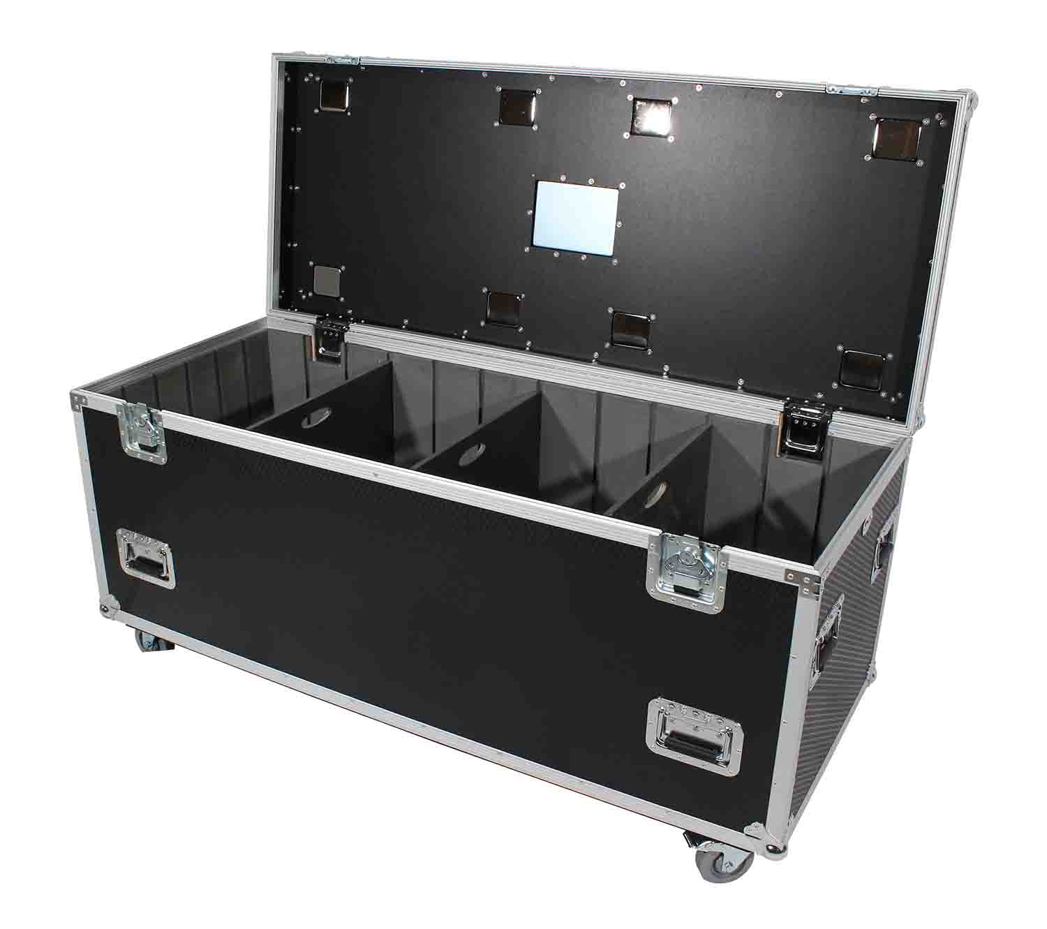 PROX XS-UTL246030W MK2 Heavy-Duty Truck Pack Utility Flight Case W-Divider and Tray Kit - Hollywood DJ