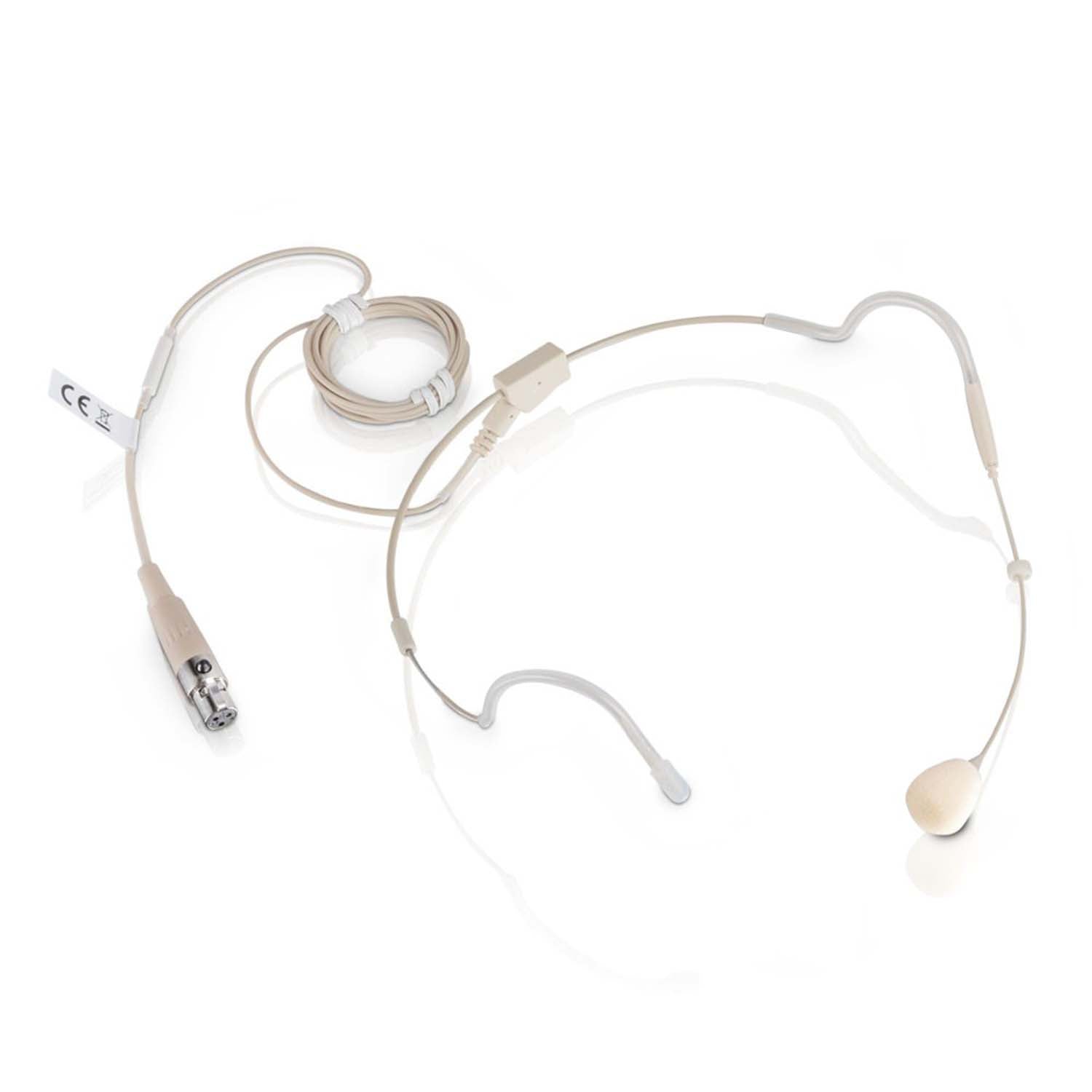 LD Systems WS 100 SERIES DJ Headset with Foam Windscreen - Beige - Hollywood DJ