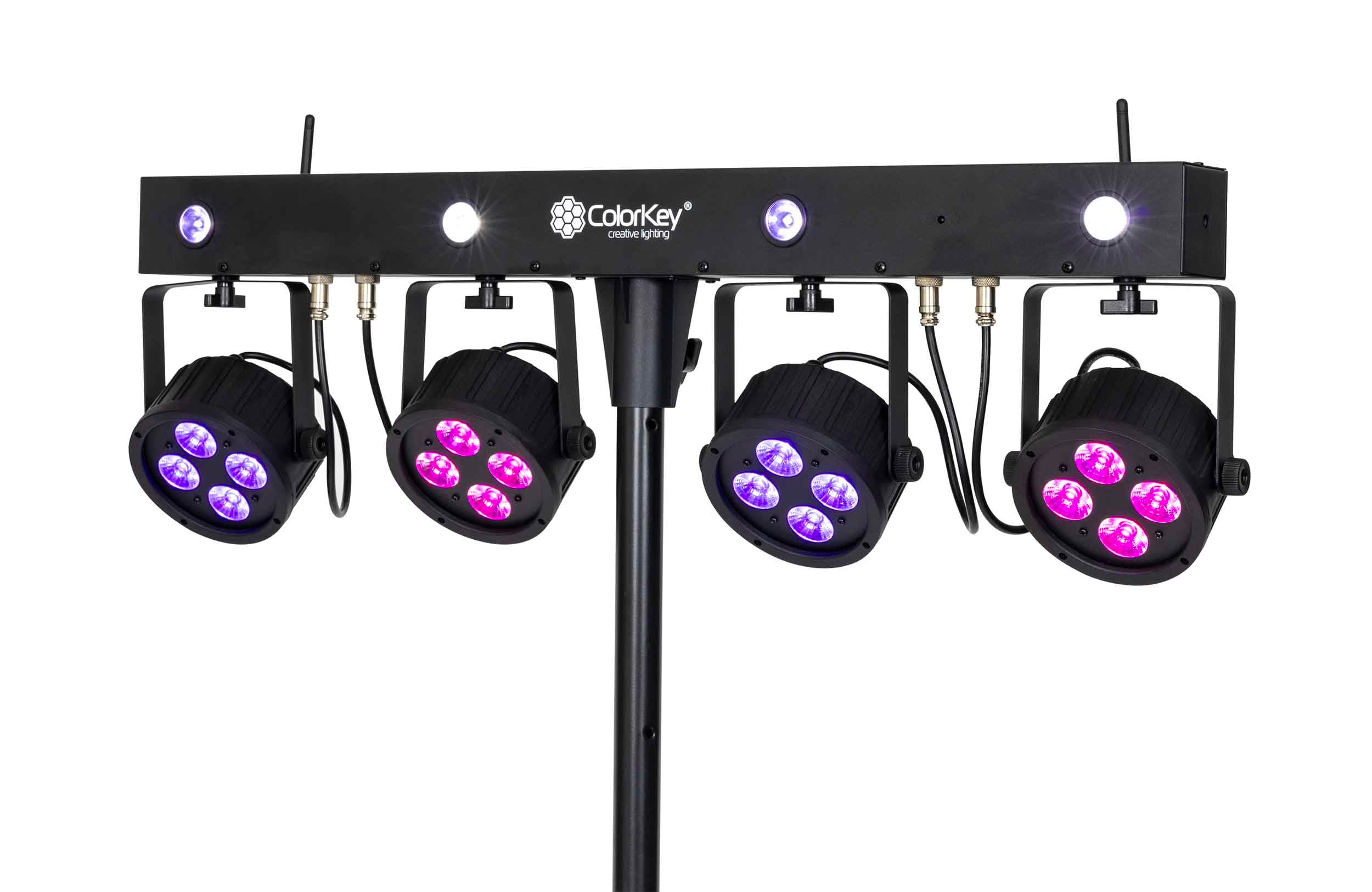 Colorkey CKU-3060, Battery-Powered Lighting Package with Stand and Carrying Case by ColorKey