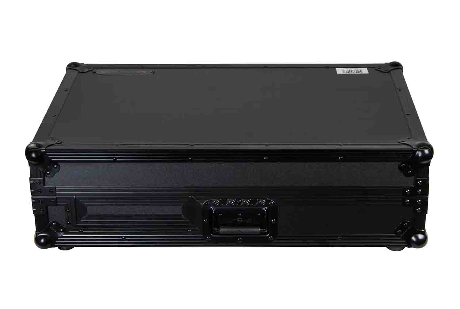 Open Box: Odyssey FZGS1BM10WBL 10" Format DJ Mixer and Turntable Coffin Flight Case with Glide Platform - Black - Hollywood DJ