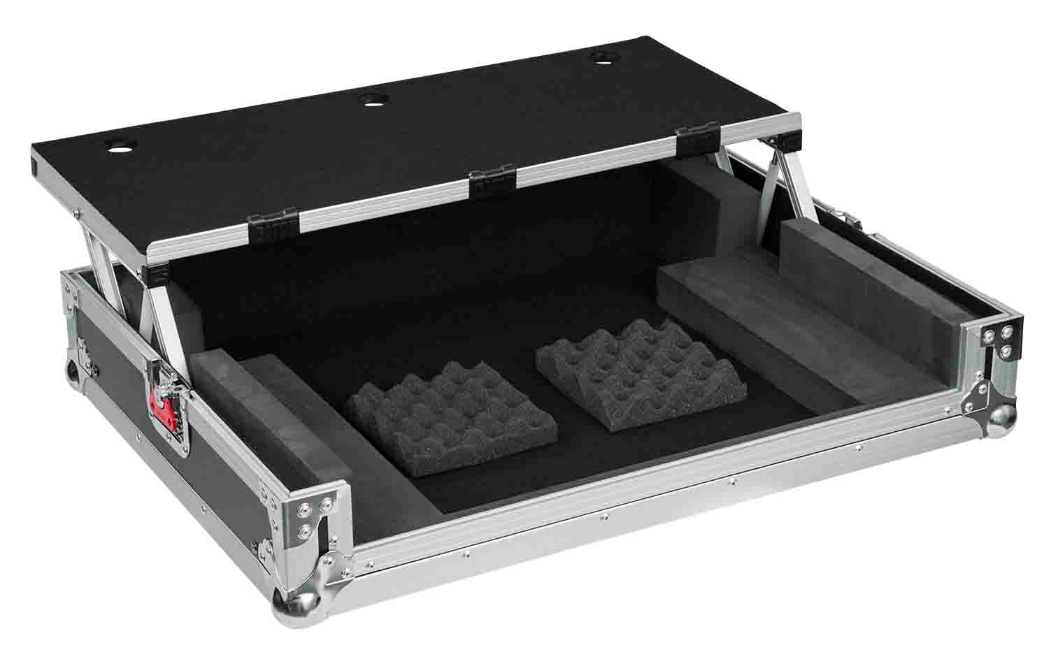 Gator Cases G-TOURDSPUNICNTLB Road Case for Medium Sized DJ Controllers with Sliding Laptop Platform - Hollywood DJ