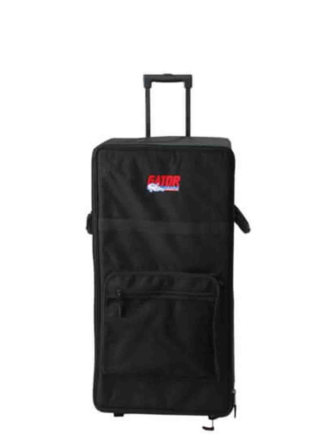 Gator Cases G-901 Amp Wooden Case with Wheels and Tow Handle for Amp Heads - Hollywood DJ