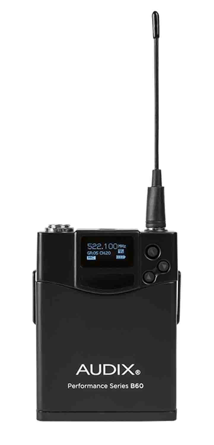 Audix AP62 C210 Wireless System R62 Two Channel Receiver, H60/Om2 Handheld Transmitter and B60 with ADX10 Microphone - Hollywood DJ