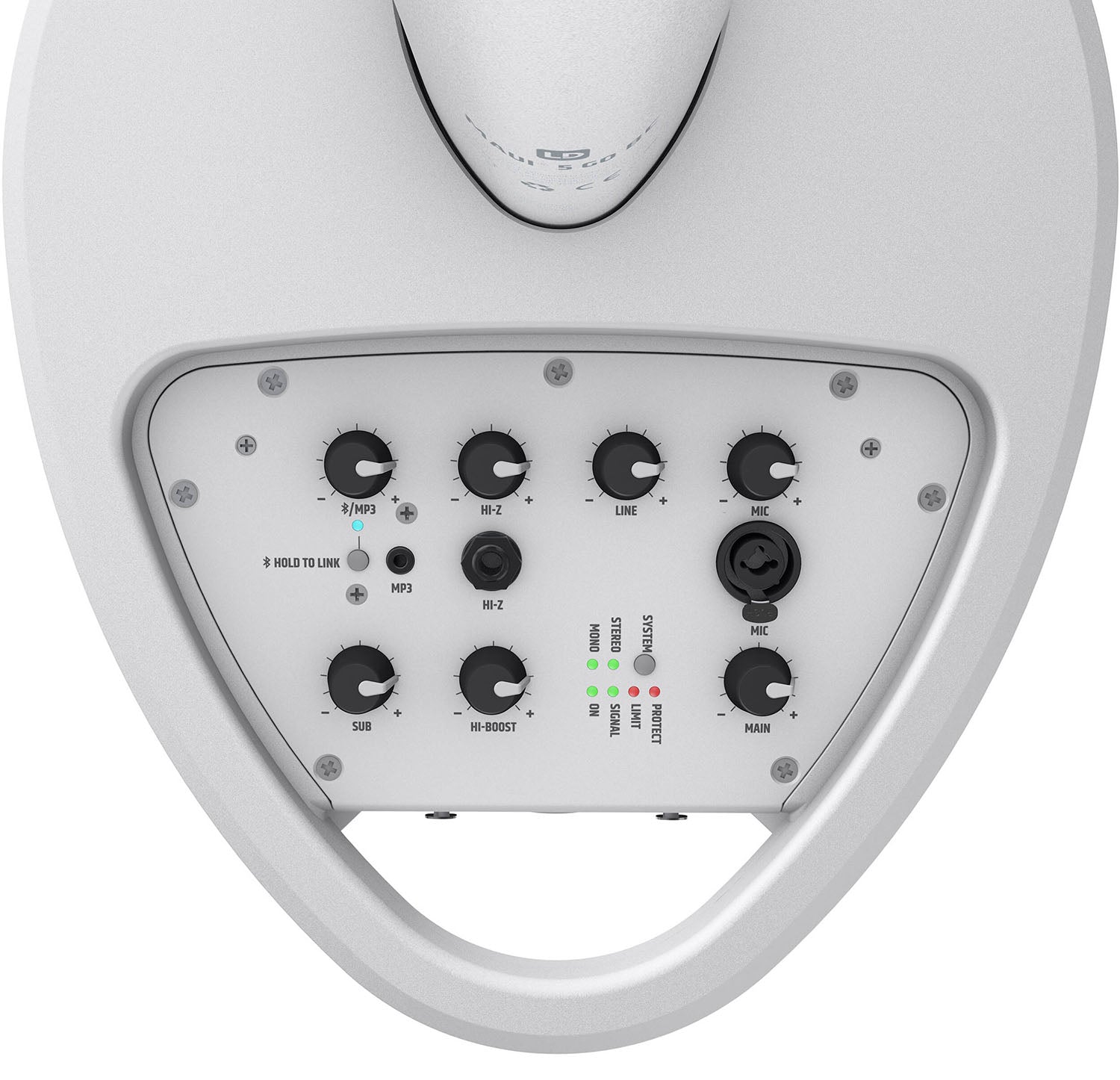 LD Systems MAUI 5 GO 100 W Ultra-portable Battery-powered Column PA System - White (3200 mAh Version) - Hollywood DJ