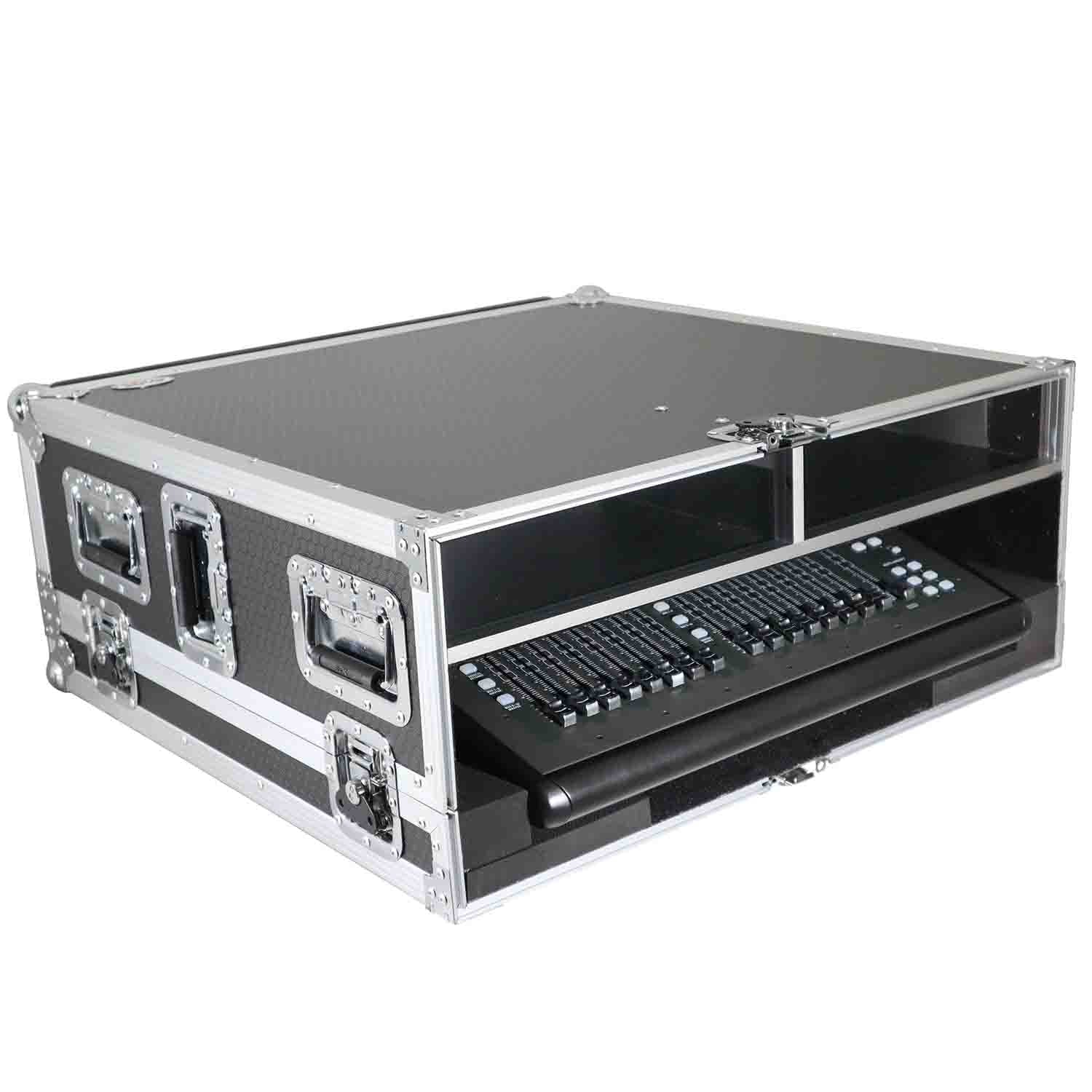 ProX XS-BX32CDHW DJ Flight Case for Behringer X32 Compact Mixer with Doghouse and Wheels ProX Cases