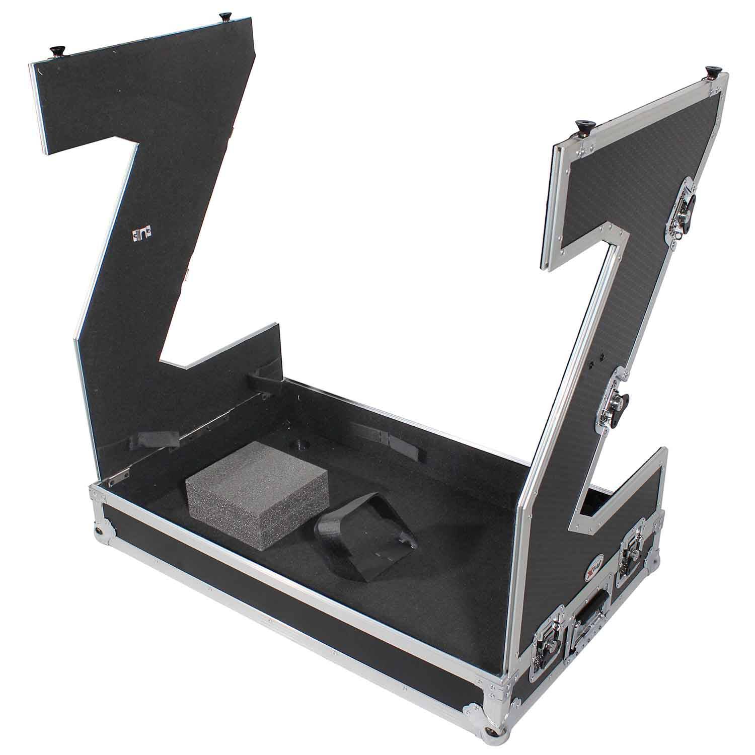 ProX XS-ZTABLE JR, Portable DJ Workstation & Flight Case Table With Wheels - Hollywood DJ