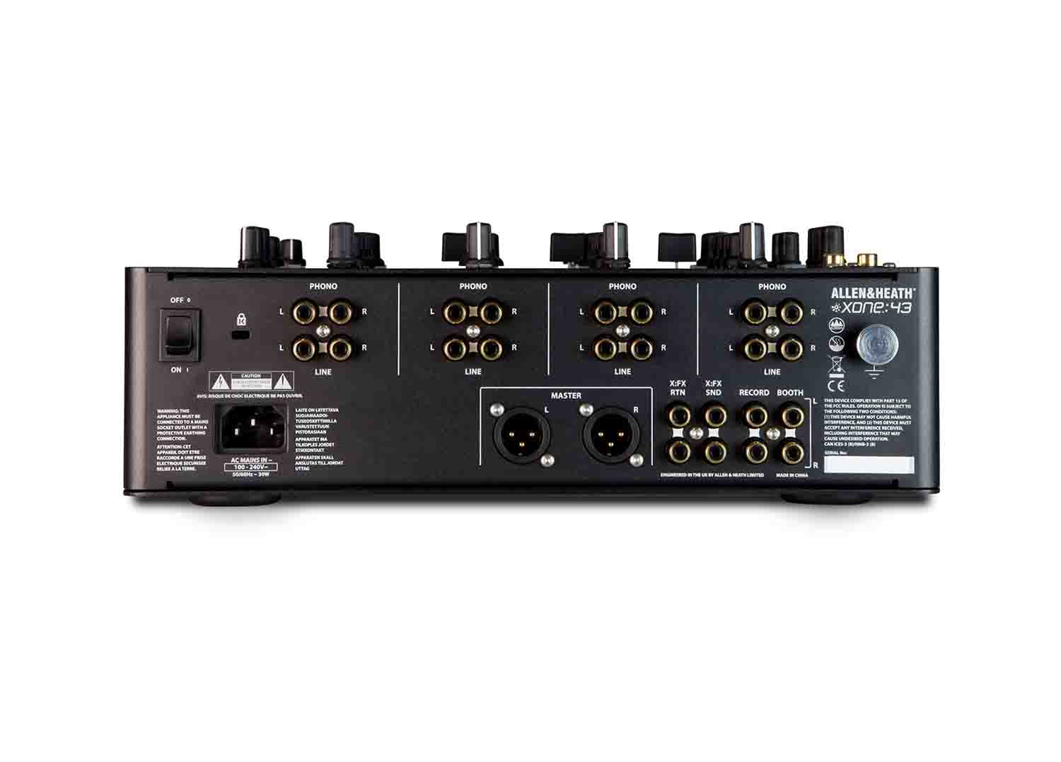 Allen & Heath XONE:43, 4 Channel Analogue DJ Mixer - Hollywood DJ