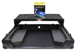ProX XS-DDJSR2LTBL LED Flight-Road Case for Pioneer DDJ-SR2 Digital Controller with Laptop Shelf & LED Kit - Hollywood DJ