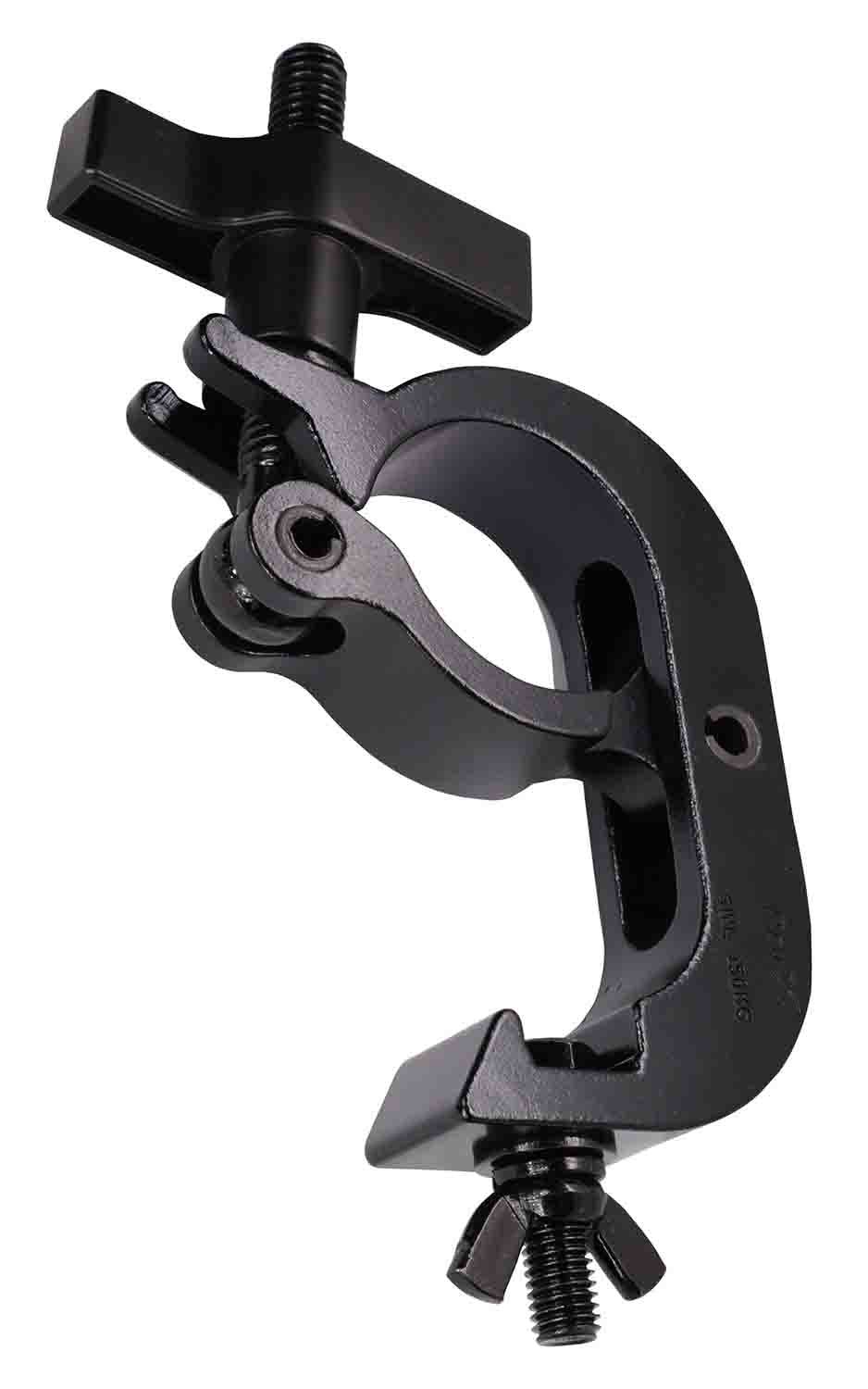 ProX T-C5H-BLK Heavy Duty Hook Trigger Style Aluminium Clamp with Big Wing - Black - Hollywood DJ